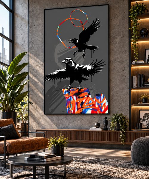 Custom Canvas Art Dubai — Handcrafted Portrait Painting by Blenc Art 01