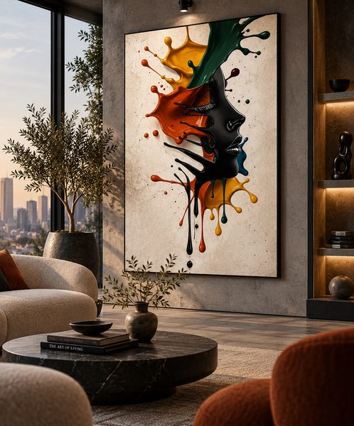 Custom Canvas Art Dubai — Handcrafted Portrait Painting by Blenc Art 02