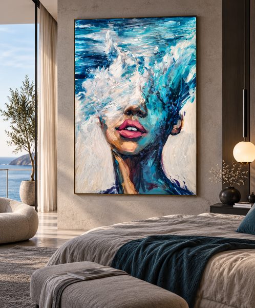 Custom Canvas Art Dubai — Handcrafted Portrait Painting by Blenc Art 13