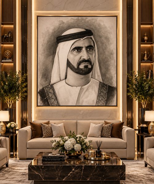 Custom Canvas Art Dubai — Handcrafted Portrait Painting by Blenc Art 30