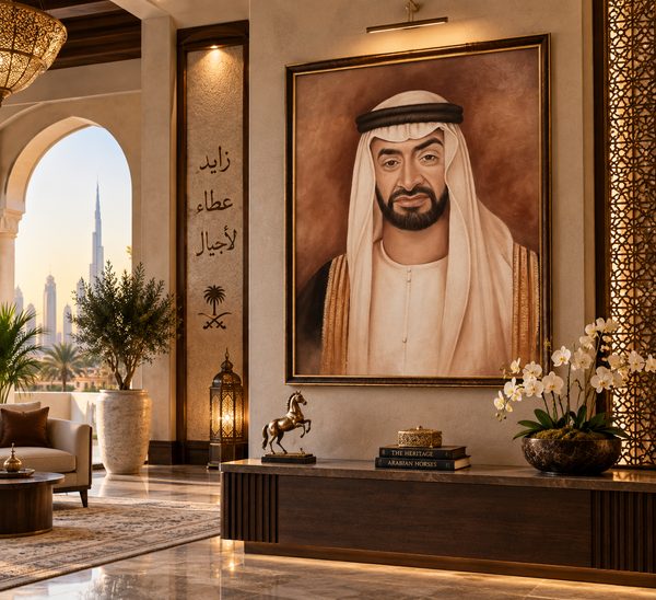 Custom Canvas Art Dubai — Handcrafted Portrait Painting by Blenc Art 34