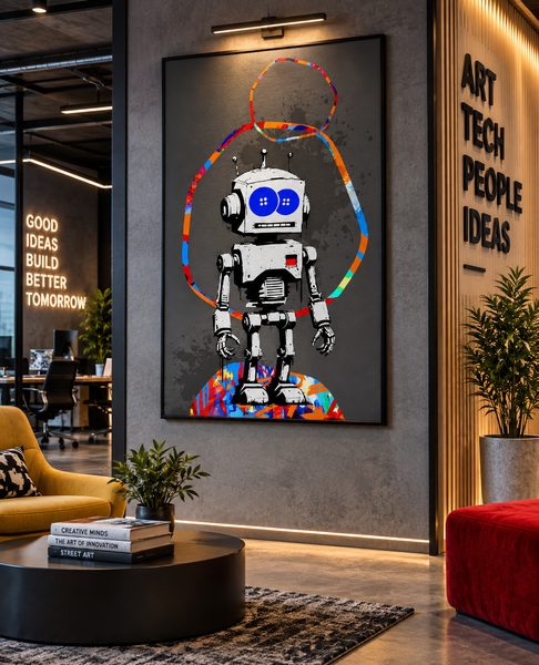 Custom Canvas Art Dubai — Handcrafted Portrait Painting by Blenc Art 51