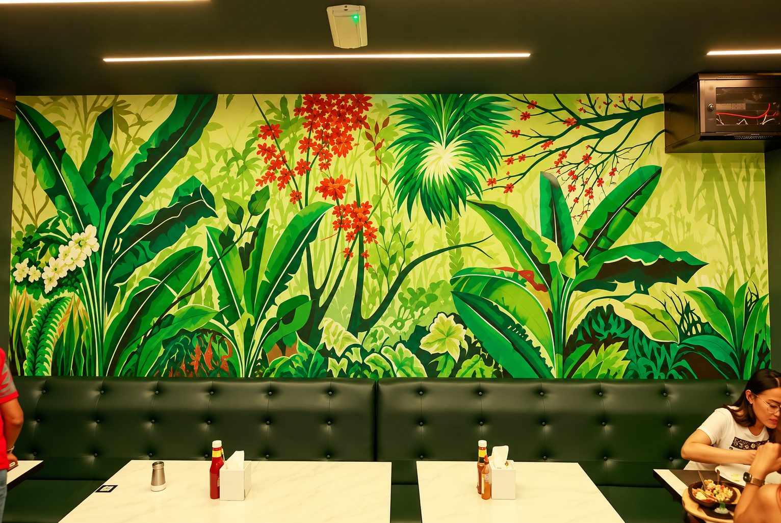 Hand-painted wall mural Dubai — commissioned mural installation by Blenc Art 31