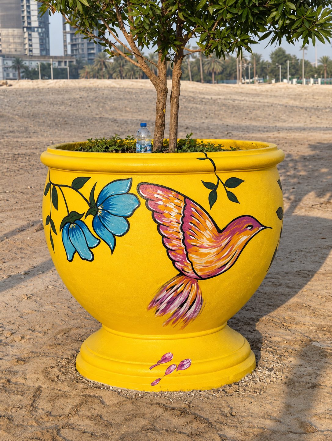 Hand-painted wall mural Dubai — commissioned mural installation by Blenc Art 54