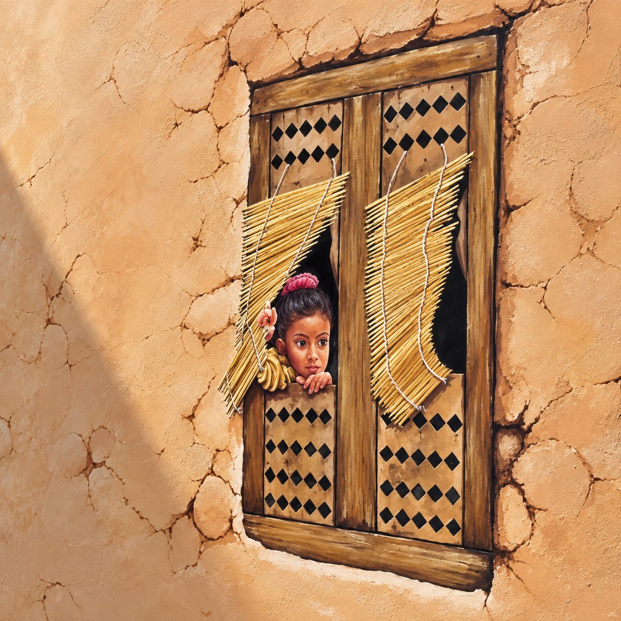 Hand-painted wall mural Dubai — commissioned mural installation by Blenc Art 56