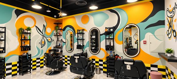 Hand-Painted Wall Mural Dubai — Custom Mural Artwork by Blenc Art 02