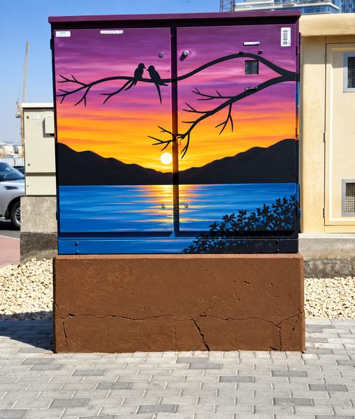 Hand-Painted Wall Mural Dubai — Custom Mural Artwork by Blenc Art 16