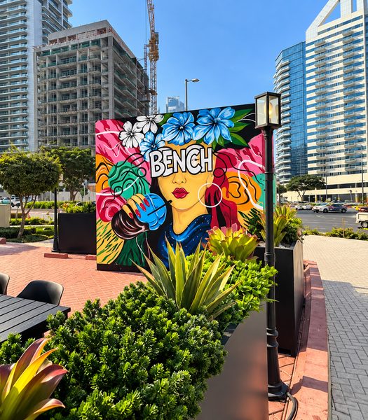 Hand-Painted Wall Mural Dubai — Custom Mural Artwork by Blenc Art 19