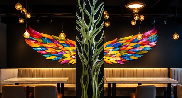 Hand-Painted Wall Mural Dubai — Custom Mural Artwork by Blenc Art 20