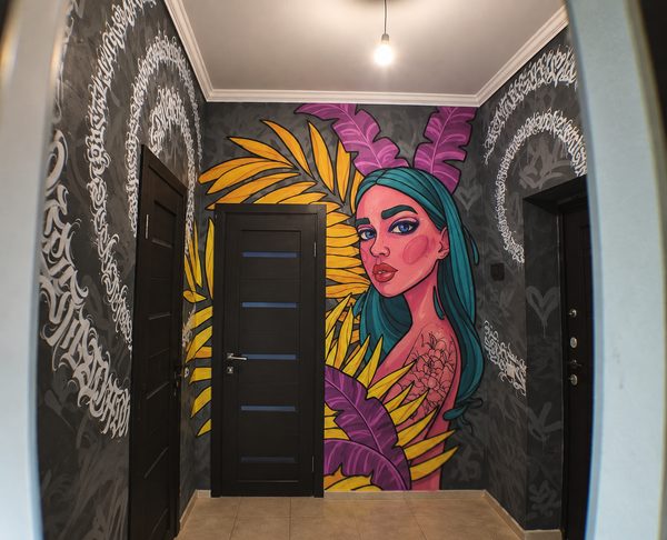 Hand-Painted Wall Mural Dubai — Custom Mural Artwork by Blenc Art 27