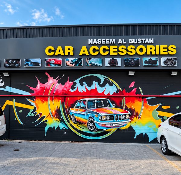 Hand-Painted Wall Mural Dubai — Custom Mural Artwork by Blenc Art 47