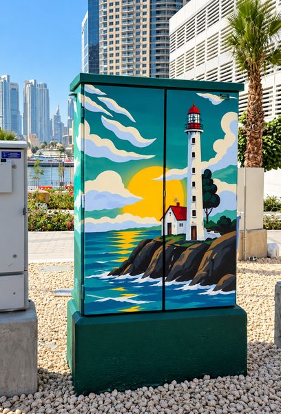 Hand-Painted Wall Mural Dubai — Custom Mural Artwork by Blenc Art 51