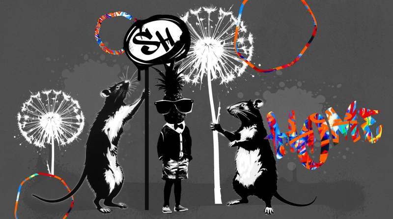 Rats & Dandelion Art