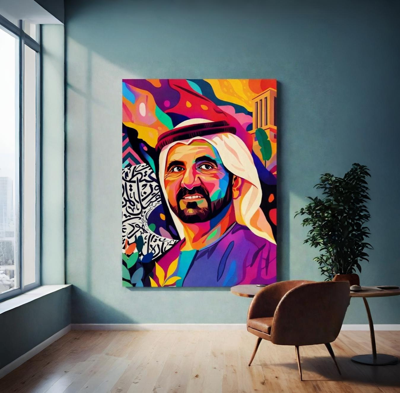 Sheikh Pop Art Portrait