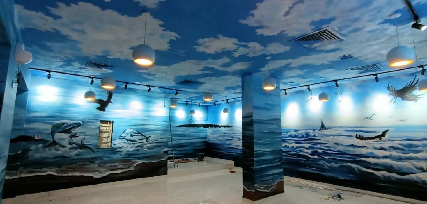 Full Room Ocean Mural